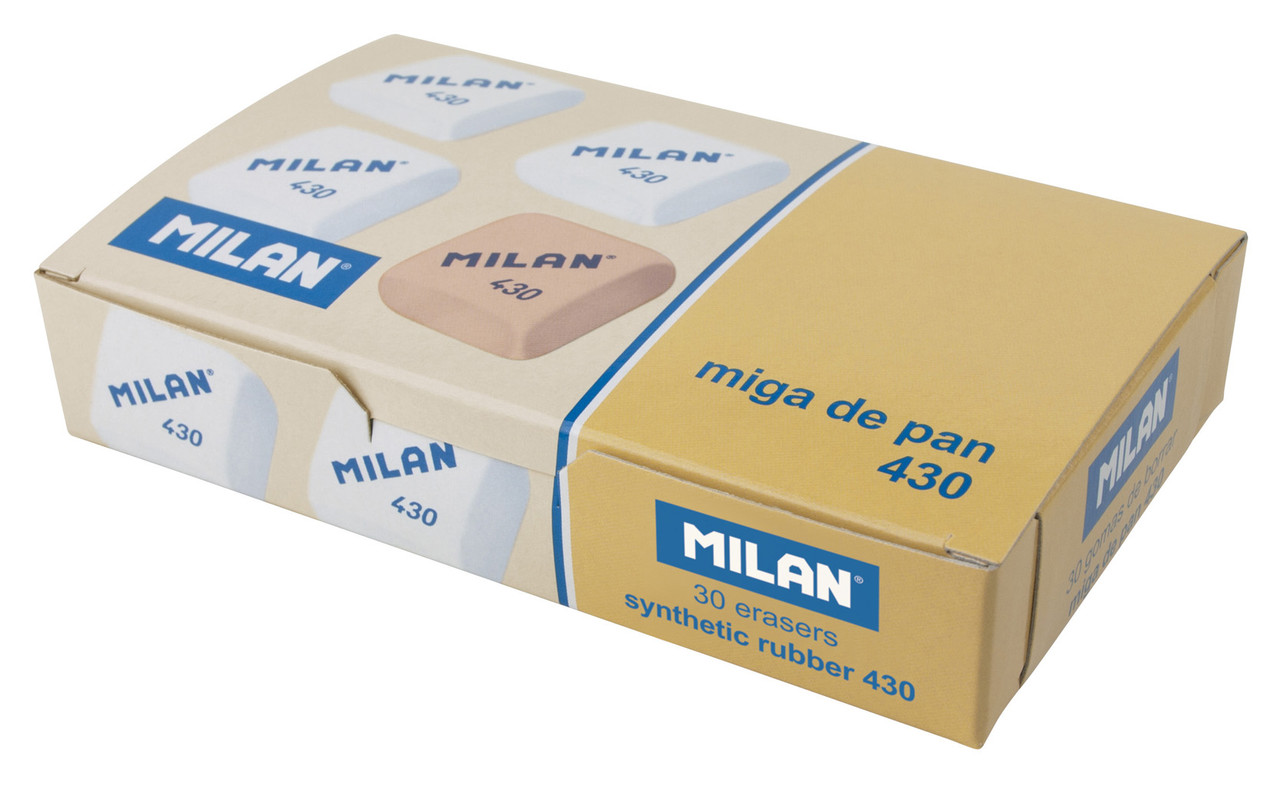 Ластик Milan "430", прямоугольный, синтетический каучук, 28*28*13мм, арт. CMM430(работаем с юр лицами и ИП) - фото 2 - id-p113244942