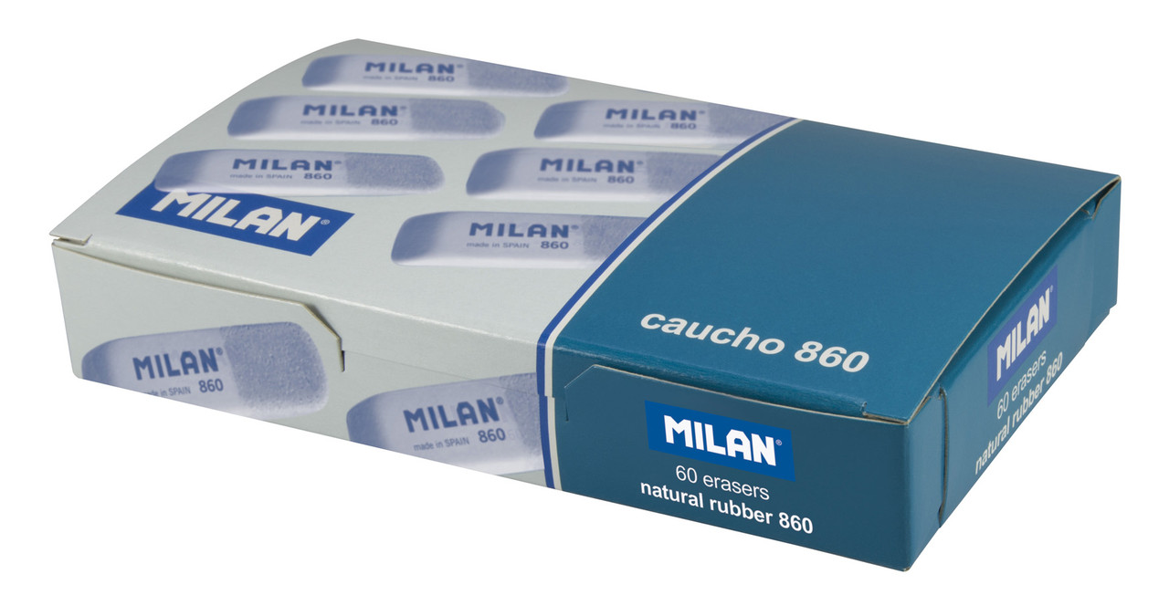 Ластик Milan "860", скошенный, комбинированный, натуральный каучук, 47*14*7мм, арт. CCM860RA(работаем с юр - фото 2 - id-p113244949