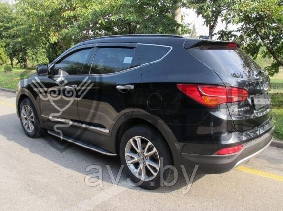 Ветровики Hyundai Santa Fe 3 2012 / Хендай Санта фе (Cobra Tuning) - фото 2 - id-p60447480