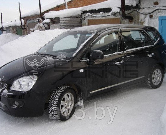 Ветровики Kia Carens 3 2006/Rondo 2007-2012/ Киа Каренс (Cobra Tuning) - фото 2 - id-p60447544