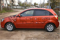 Ветровики Kia Rio 2 хэтчбек 5d 2005-2010/ Киа Рио (Cobra Tuning)