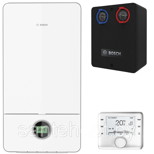 Конденсационный котел Bosch Condens 7000iW 35P. Одноконтурный, турбированный,33 кВт. - фото 1 - id-p116183670