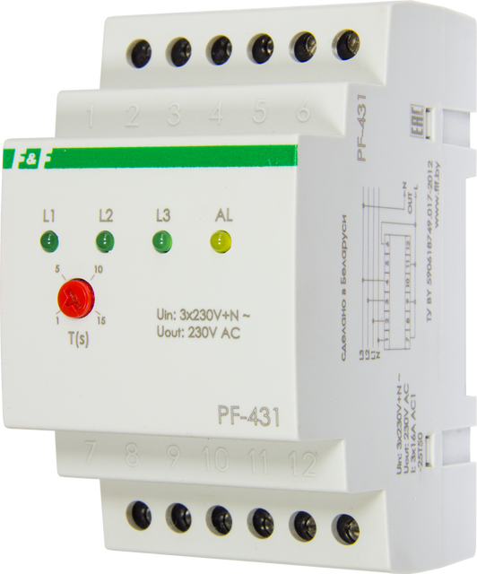 Переключатель фаз PF-431 Евроавтоматика FIF