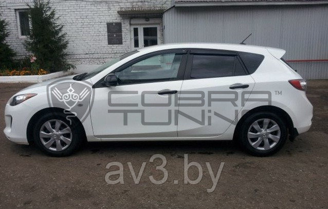 Ветровики Mazda 3 2 (BL) хетчбек 2009 / Мазда 3 (Cobra Tuning)