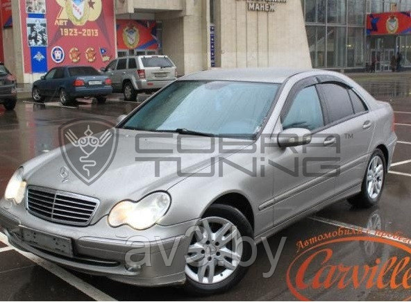 Ветровики Mercedes C-klass W203 Sd 00-2006 (Cobra Tuning)