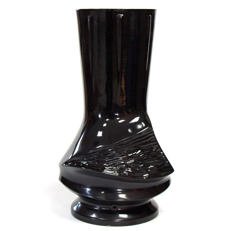 Ваза черная из полимергранита Black №4 22 см