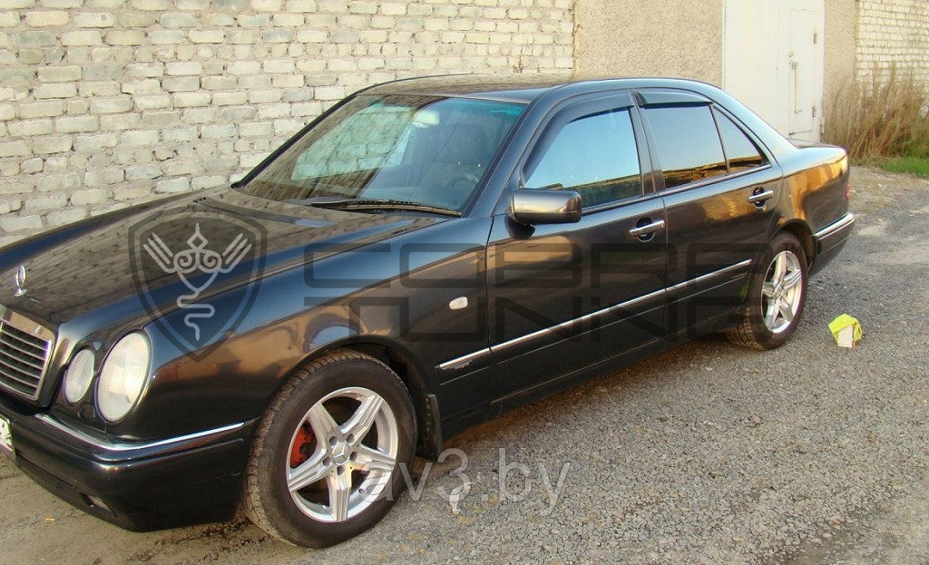 Ветровики Mercedes E-class (W210) седан 1995-2002/ Мерседесс Е-класс (Cobra Tuning) - фото 2 - id-p60447769