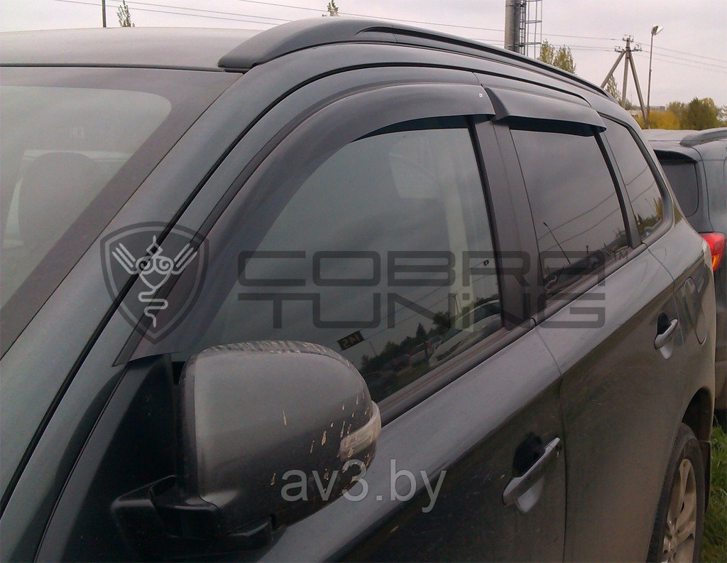 Ветровики Mitsubishi Outlander 3 2012 / Митсубиси Аутлендер (Cobra Tuning) - фото 2 - id-p60447858