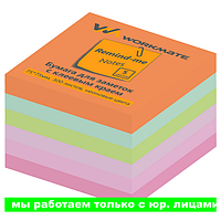 Бумага для заметок с клеевым краем, 75х75 мм, 300л., 5-ти цветная, арт. 003001400(работаем с юр лицами и ИП)