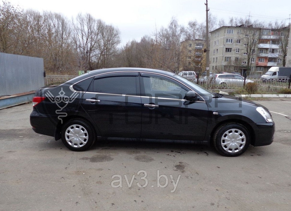 Ветровики Nissan Almera G11 седан 2012-2020 / Ниссан Альмера (Cobra Tuning) - фото 2 - id-p60447881