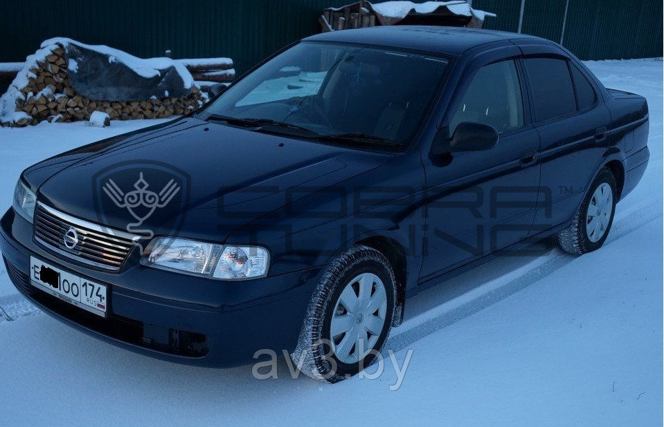 Ветровики Nissan Sunny седан 2000-2003 (N16)/ Нисcан Санни (Cobra Tuning) - фото 2 - id-p60447946