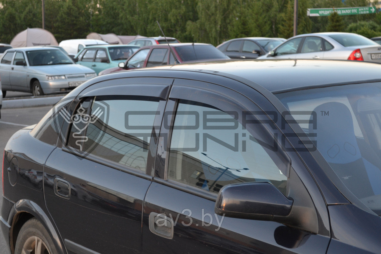 Ветровики Opel Astra G Седан/хетчбек 5d 1998-2004/ Опель Астра (Cobra Tuning) - фото 2 - id-p60447983