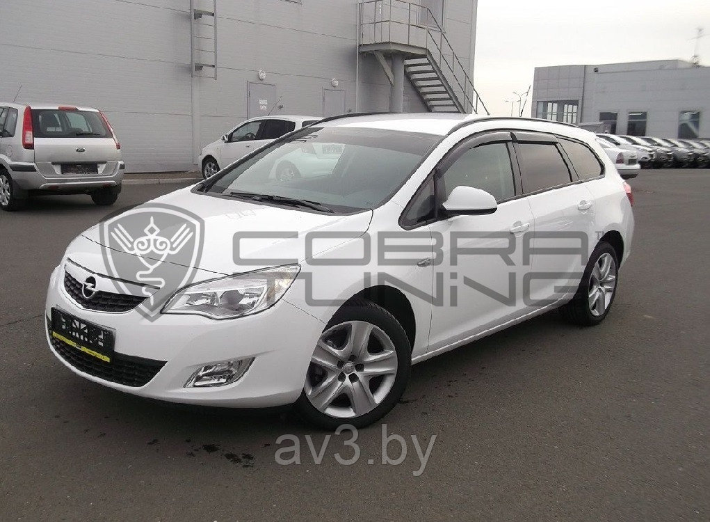 Ветровики Opel Astra J Sports Tourer универсал 2010 / Опель Астра (Cobra Tuning) - фото 2 - id-p60448003