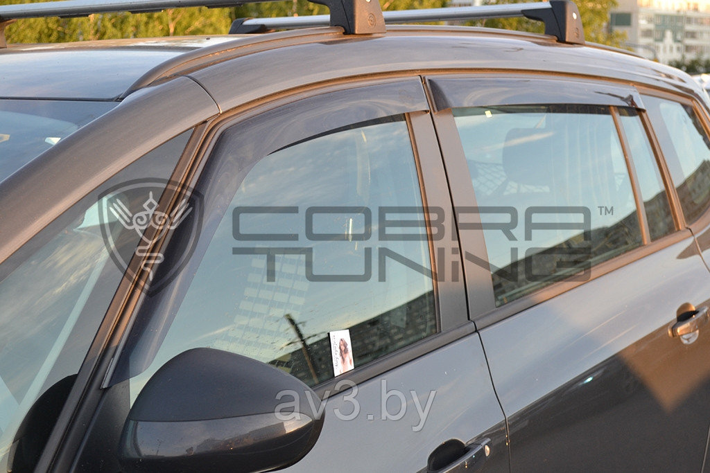 Ветровики Opel Zafira C 2011 / Опель Зафира (Cobra Tuning) - фото 2 - id-p60448066