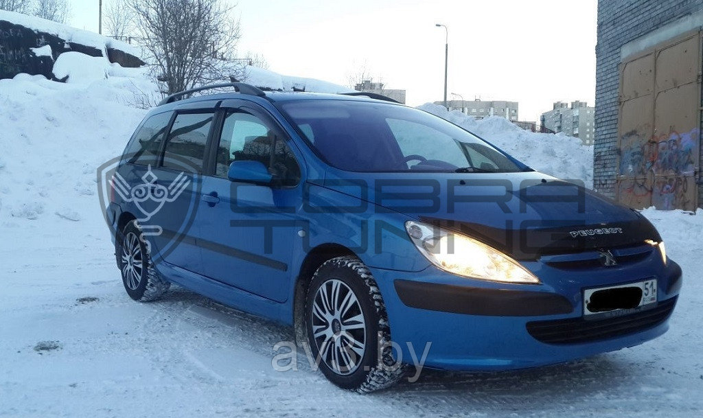 Ветровики Peugeot 307 Wagon (SW) универсал 2002-2008 / Пежо 307 Вагон (Cobra Tuning) - фото 2 - id-p60448091