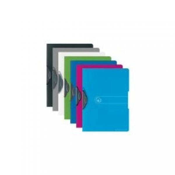 Папка DURASWING COLOR, Durable, с цветным клипом, цвет графит, цвет клипа ассорти, на 30 листов, - фото 2 - id-p113244630