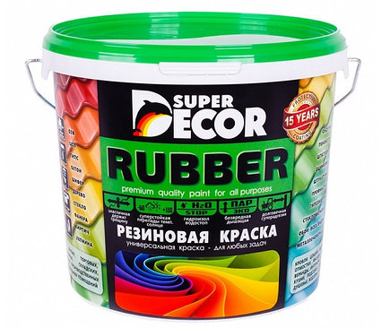 Резиновая краска SUPER DECOR №06 Арабика 1 кг