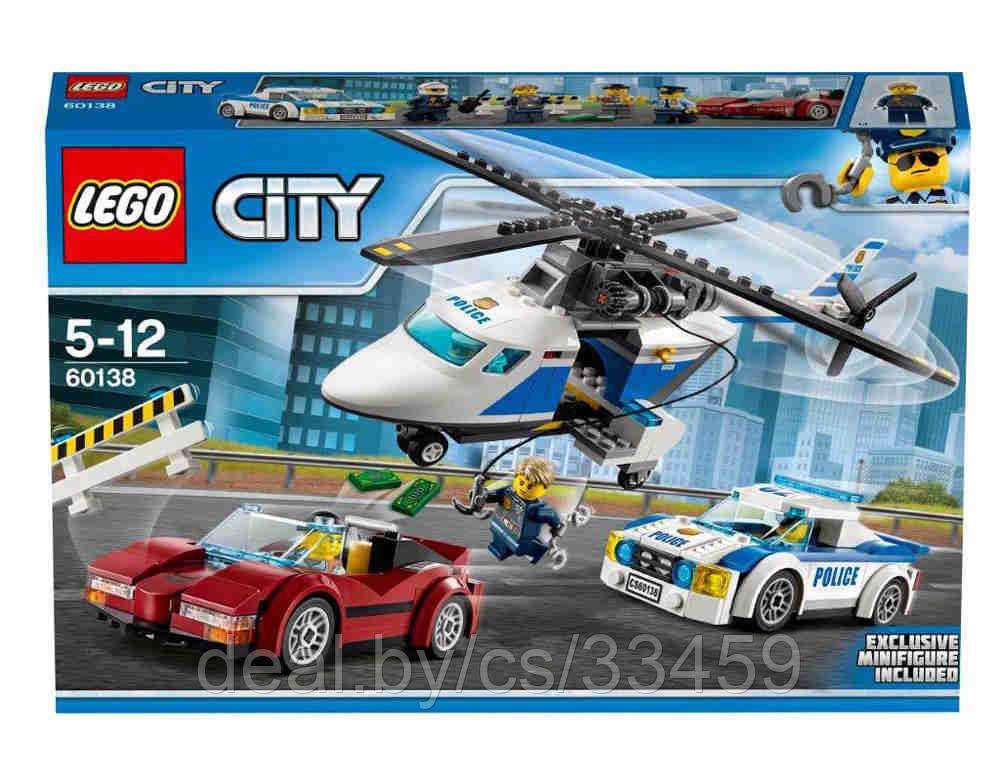 Конструктор Стремительная погоня  Bela Cities (аналог LEGO) 318 деталей