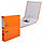 Папка-регистратор COLOURPLAY, 50 мм, ламинированная, неоновая, оранжевый(работаем с юр лицами и ИП), фото 2