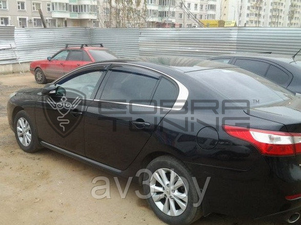 Ветровики Renault Latitude 2010/ Рено (Cobra Tuning)