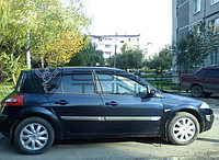 Ветровики Renault Megane 2 хетчбек 5d 2002-2008/ Рено Меган (Cobra Tuning)