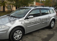 Ветровики Renault Megane 2 Wagon 5d 2002-2008/ Рено Меган (Cobra Tuning)