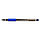 Ручка гелевая Silwerhof ADVANCE (026158-01) 0.5мм резин. манжета синие чернила(работаем с юр лицами и ИП), фото 2