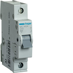 Hager 40/1/С (6kА) Автоматический выключатель