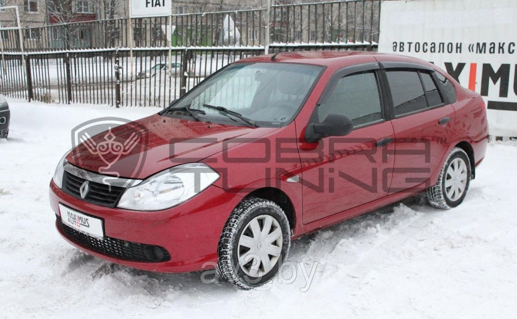 Ветровики Renault Symbol 2008/ Рено Симбол (Cobra Tuning)