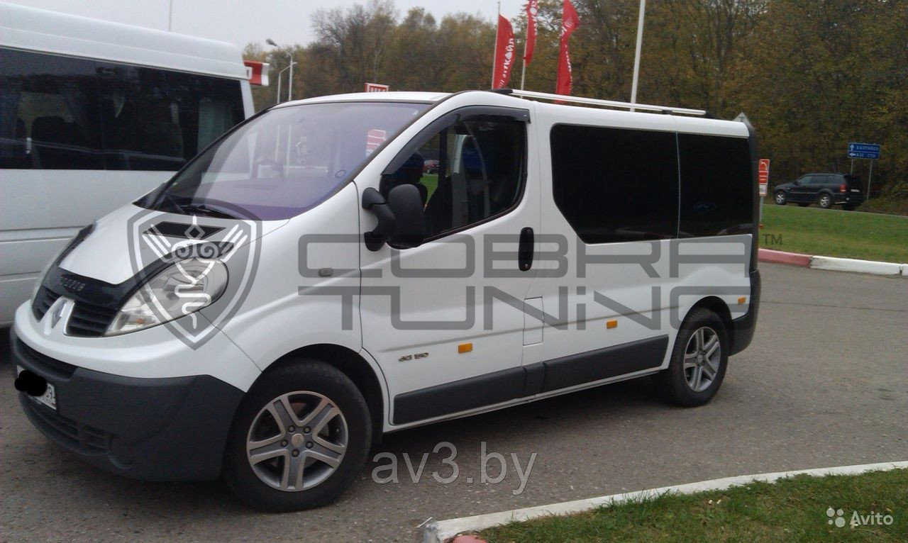 Ветровики Renault Trafic 2001 -2010 Opel Vivaro с 2001 г.в./ Рено Трафик (Cobra Tuning)