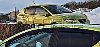 Ветровики Seat Ibiza 5d хэтчбек 2009/ Сеат Ибица (Cobra Tuning)