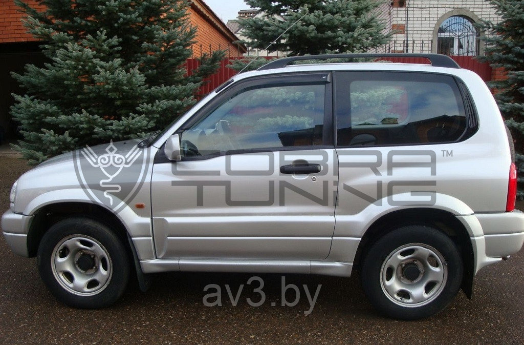 Ветровики Suzuki Grand Vitara 3d 1998-2005/ Сузуки Грант Витра (Cobra Tuning)