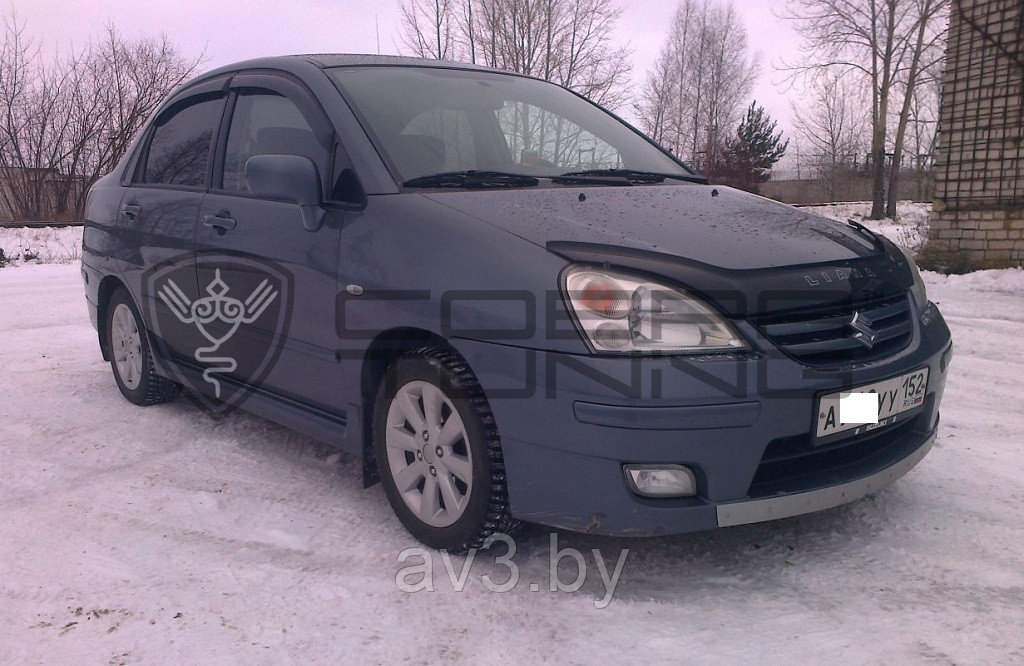 Ветровики Suzuki Liana седан 2002-2007/ Сузуки (Cobra Tuning) - фото 1 - id-p60448314