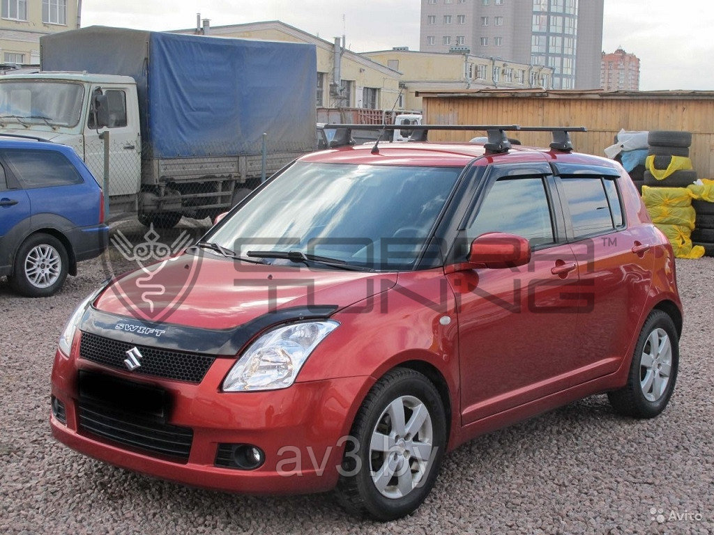 Ветровики Suzuki Swift 4 хэтчбек 5d 2010/ Сузуки (Cobra Tuning)