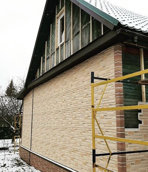 Монтаж сайдинга, фасадных панелей (фасад, фронтон, цоколь) - фото 8 - id-p116263680