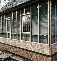 Монтаж сайдинга, фасадных панелей (фасад, фронтон, цоколь), фото 2
