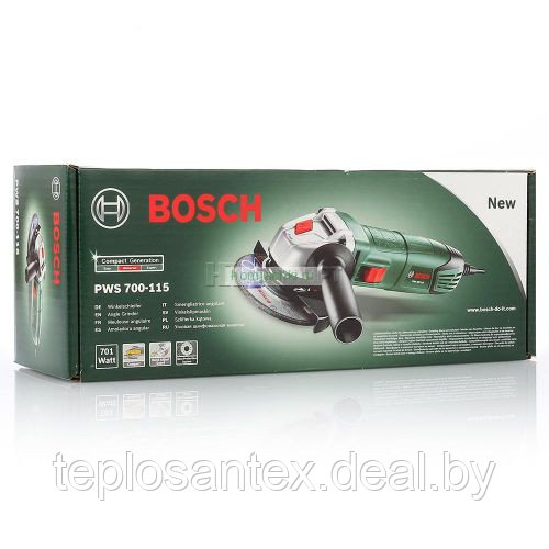 Болгарка (углошлифмашина) BOSCH PWS 700-115 (700Вт, 115мм) в Гомеле - фото 2 - id-p6877387