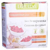 Салатник 3 предмета фарфор Loraine Валентинка