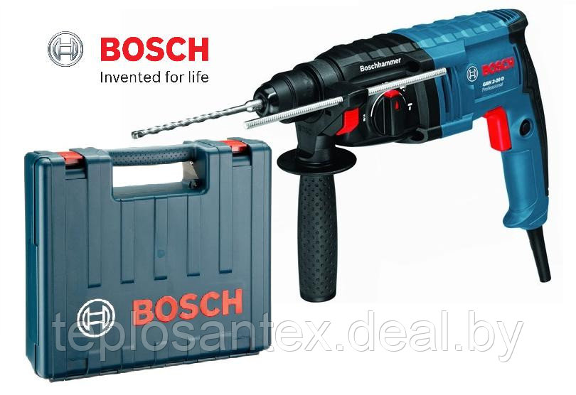 Перфоратор BOSCH GBH 2-20 D Professional (650Вт, 1.7 Дж) в чемодане в Гомеле - фото 1 - id-p6880633