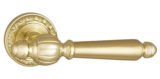 Дверная ручка MADRID MT SG/GP-4 матовое золото, фото 1