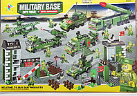 Конструктор  аналог Лего "Военная база" 8в1,  1219 деталей, фото 1