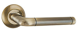 Дверная ручка REX TL ABG-6 зеленая бронза 105 мм