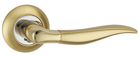 Дверная ручка PELICAN TL SG/GP-4 матовое золото/золото