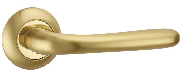 Дверная ручка SIMFONIA TL SG/GP-4 матовое золото/золото