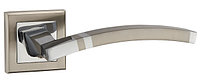 Дверная ручка NAVY QL SN/CP-3 матовый никель/хром, фото 1