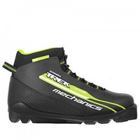 Ботинки лыжные TREK Mechanics SNS ИК Black-green,ботинки лыжные,ботинки лыжные беговые,лыжные ботинки SNS