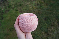 Слонимская пряжа цвет м39 м. св. розовый полушерсть 30 шерсть, 70 ПАН