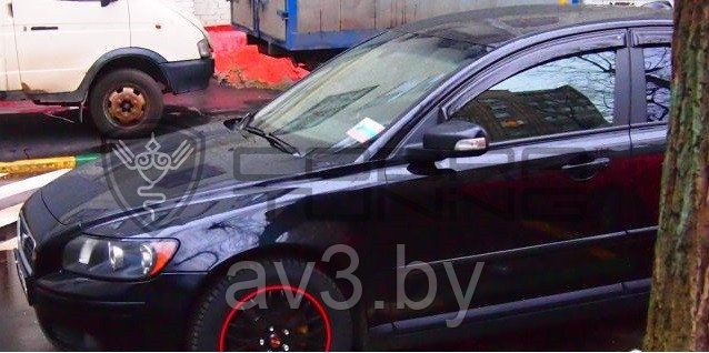 Ветровики Volvo S40 2 седан 03-2012/ Вольво С 40 2 (Cobra Tuning)