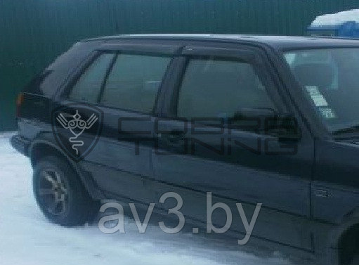 Ветровики Volkswagen Golf 3 5d 1991-1998 / Фольксваген Гольф 3 (Cobra Tuning) - фото 2 - id-p60448472