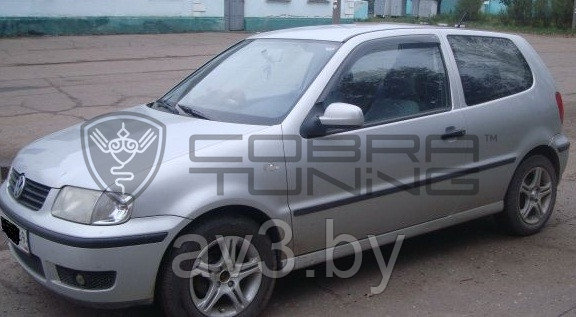 Ветровики Volkswagen Polo 3 3d 1994-2001/ Фольксваген Поло 3 (Cobra Tuning)